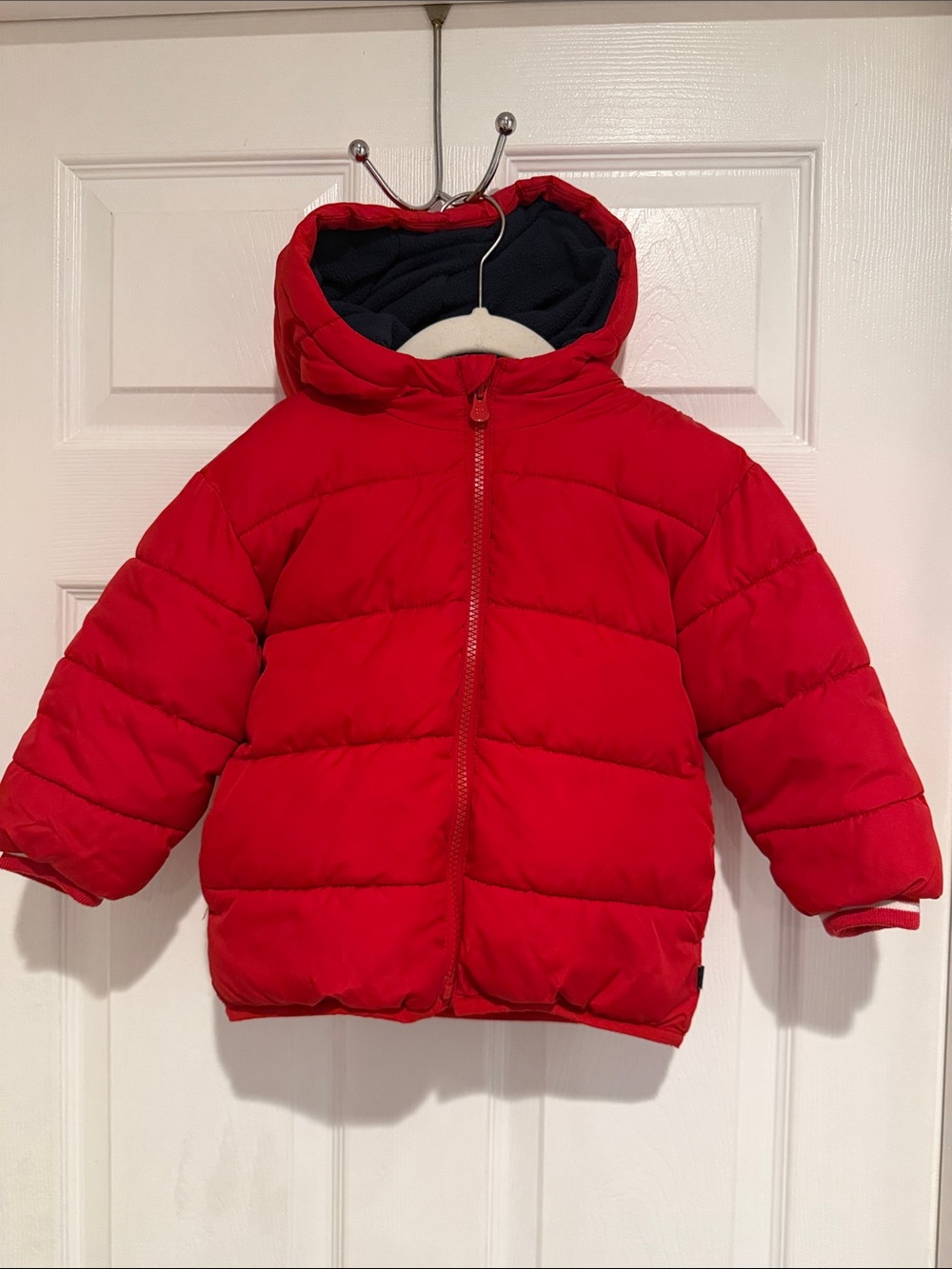 Baby GAP ColdControl Red Hooded Puffer Jacket 2T Toddler Winter Coat